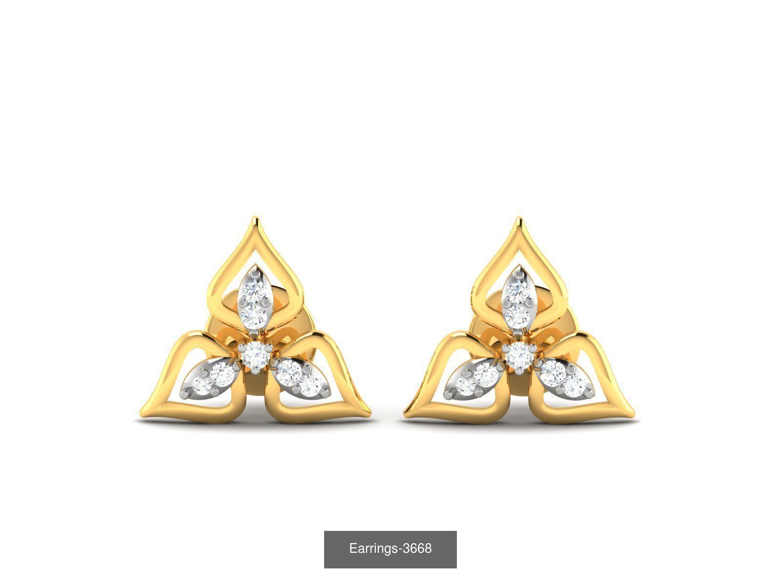 100 LIGHT WT EARRINGS  3D Model Collection_61