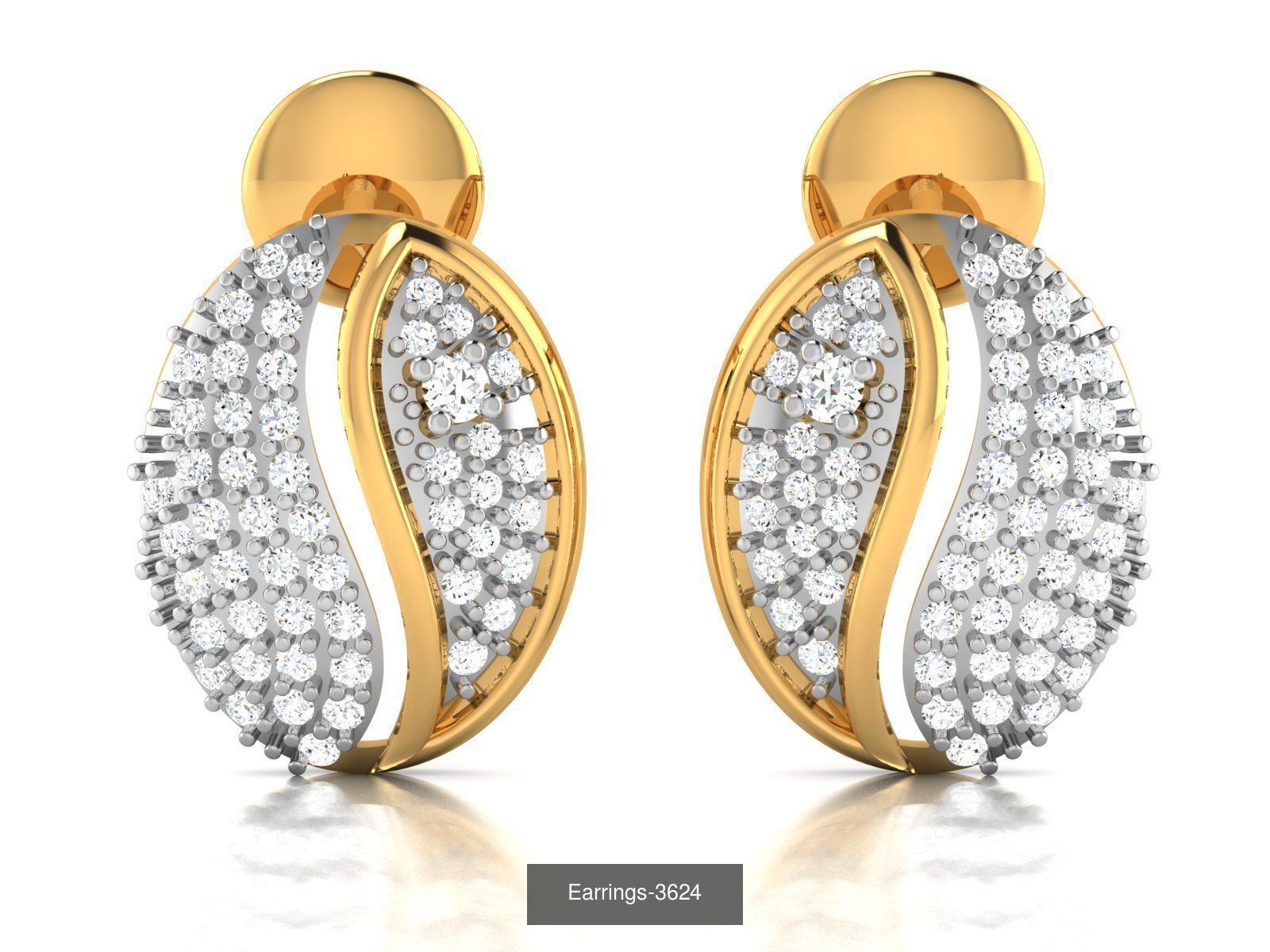 100 LIGHT WT EARRINGS  3D Model Collection_76