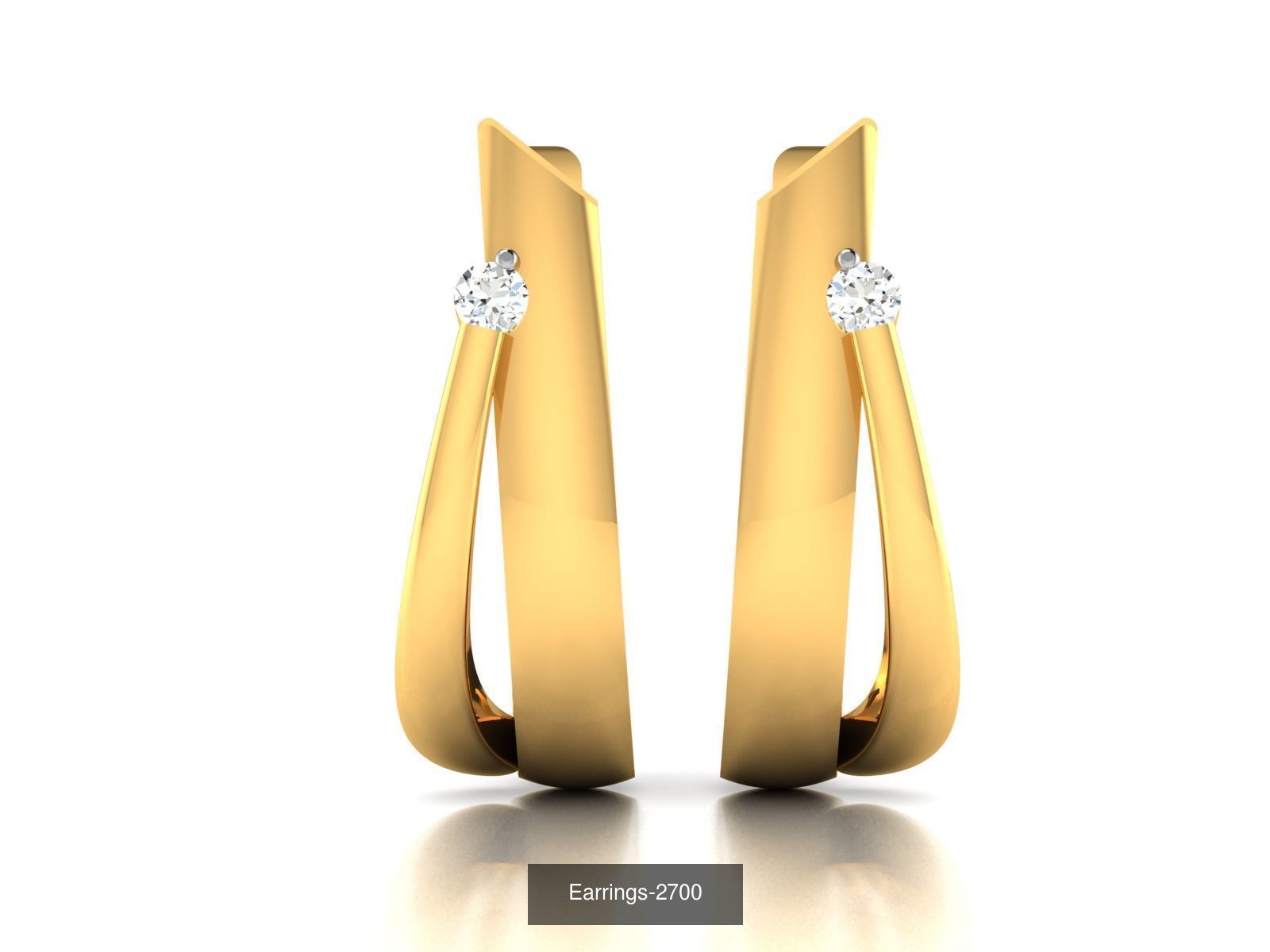 98 LIGHT WT EARRINGS  3D Model Collection_46