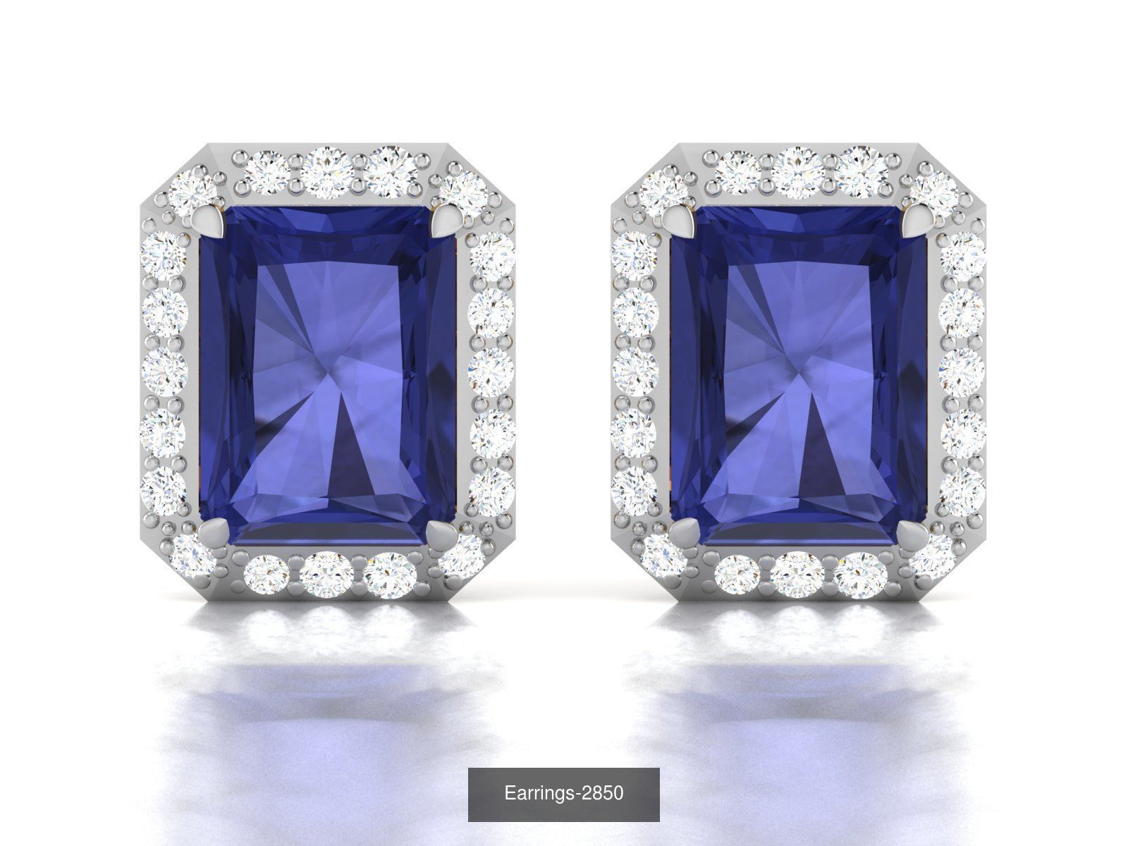 98 LIGHT WT EARRINGS  3D Model Collection_41