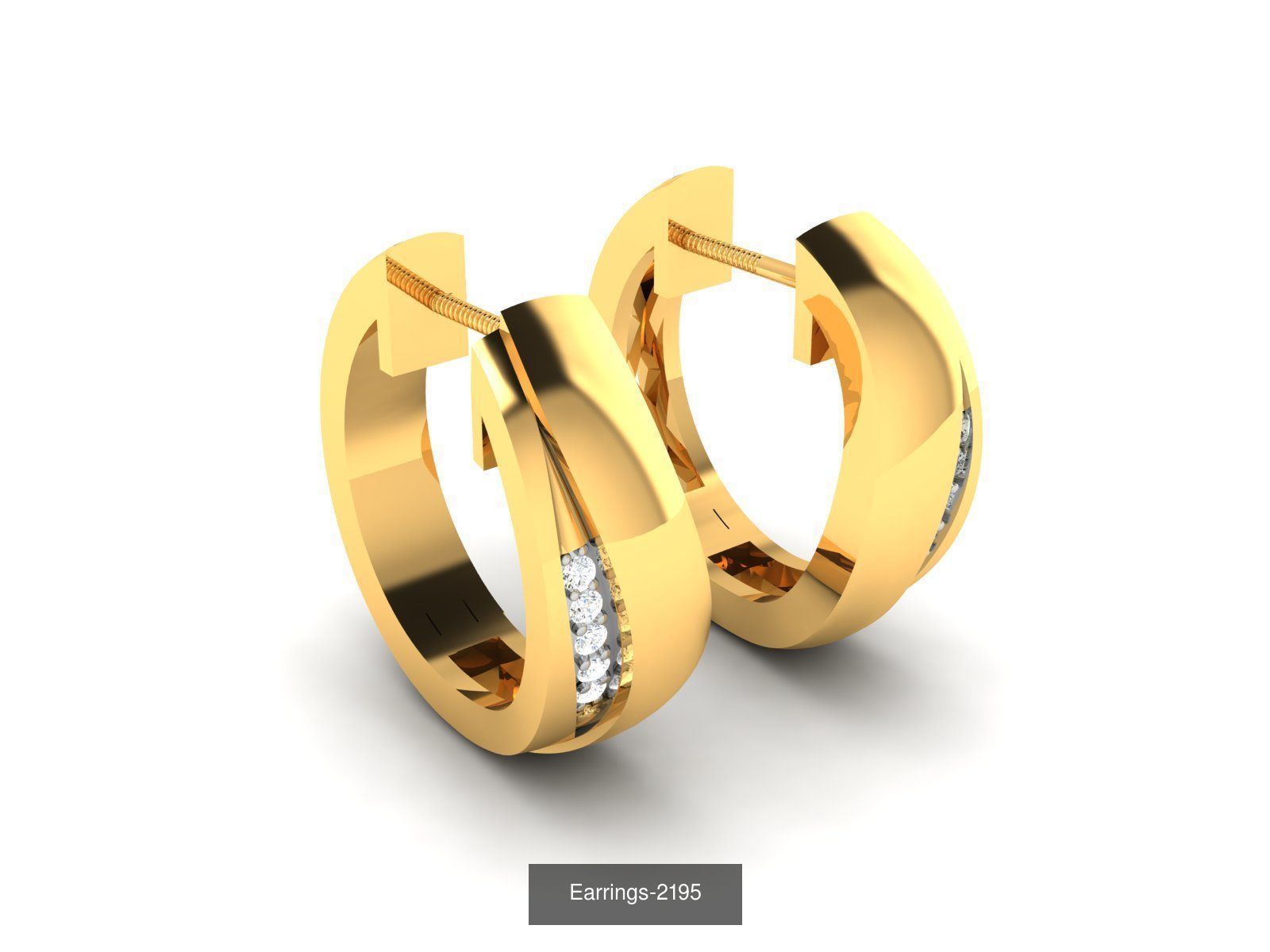 98 LIGHT WT EARRINGS  3D Model Collection_74