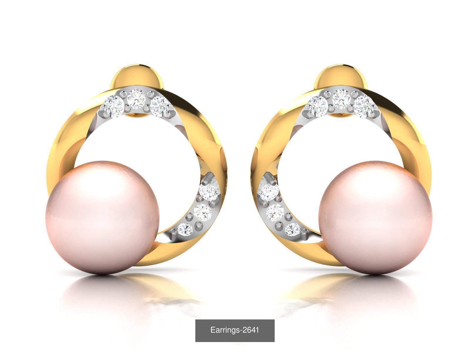 98 LIGHT WT EARRINGS  3D Model Collection_50