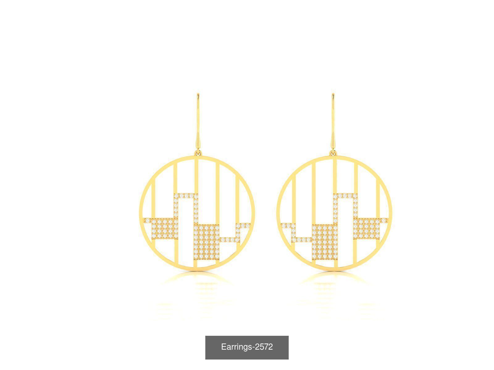 98 LIGHT WT EARRINGS  3D Model Collection_56