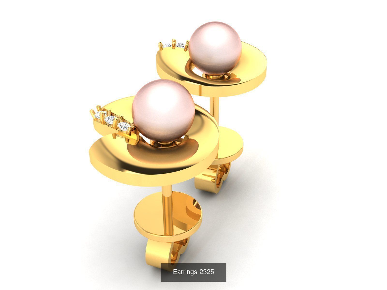 98 LIGHT WT EARRINGS  3D Model Collection_69