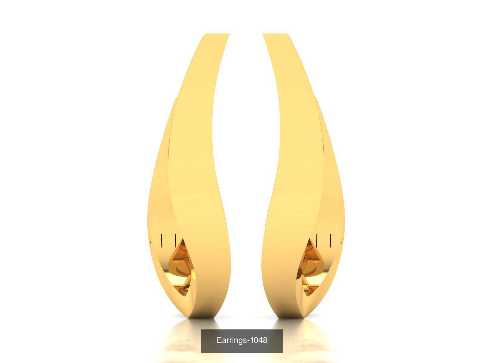 98 LIGHT WT EARRINGS  3D Model Collection_21