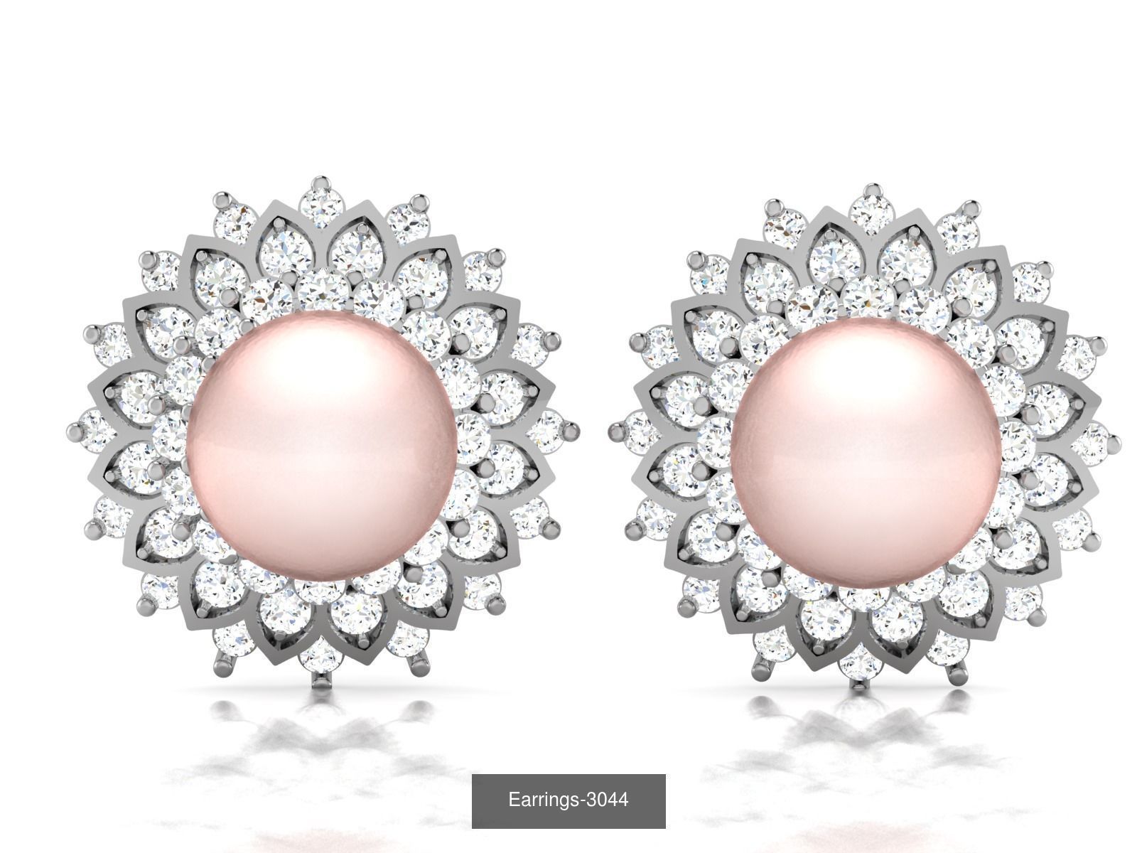 98 LIGHT WT EARRINGS  3D Model Collection_36