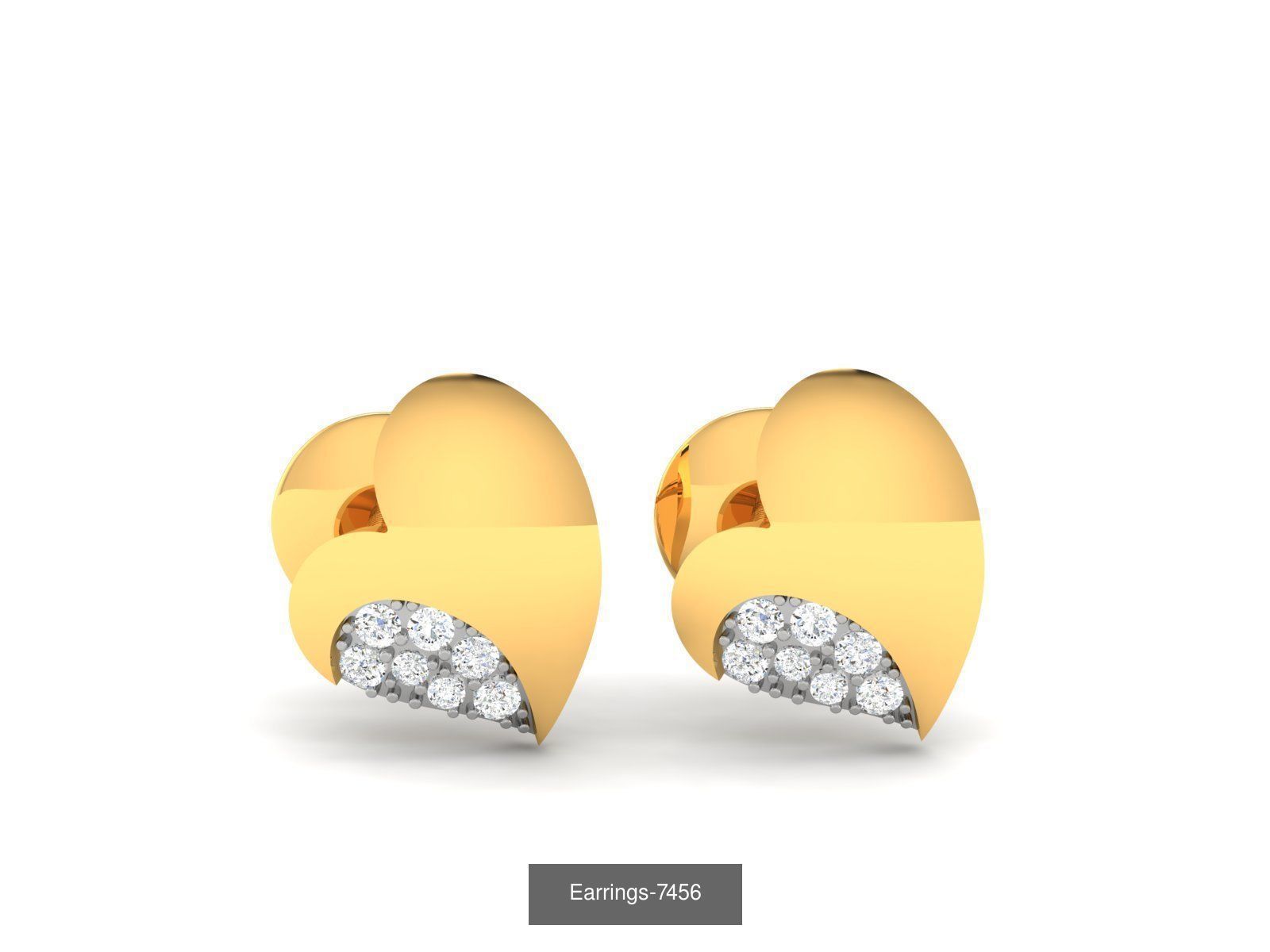 98 LIGHT WT EARRINGS  3D Model Collection_79