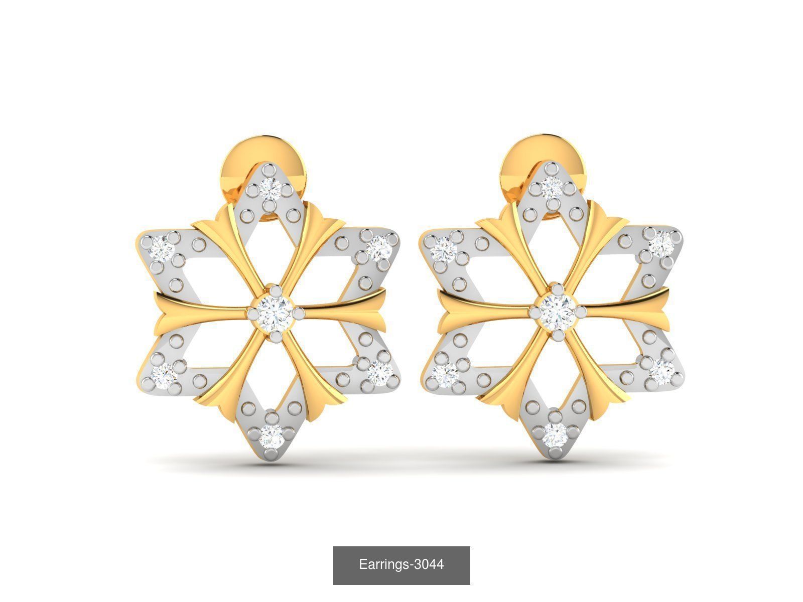98 LIGHT WT EARRINGS  3D Model Collection_83