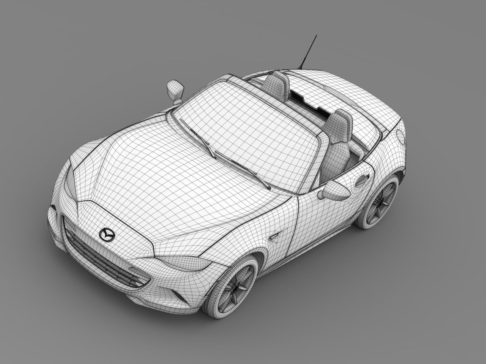 Mazda Roadster ND 2017 3D model_15