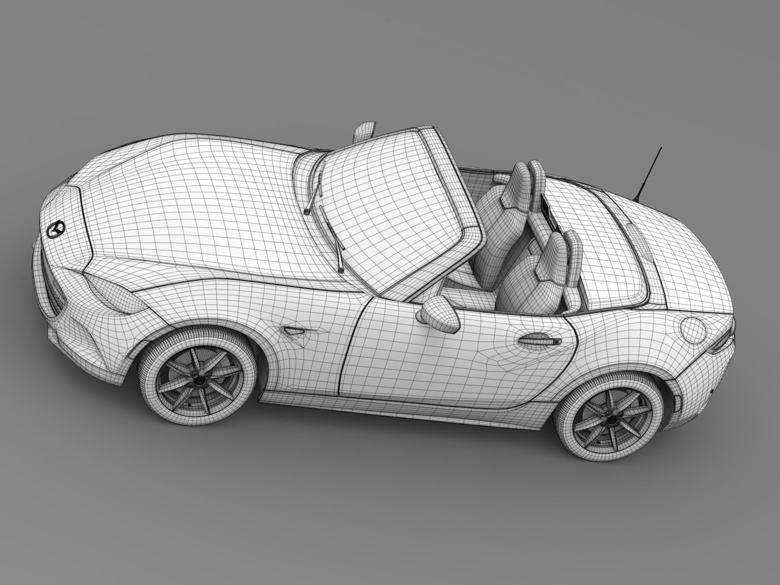 Mazda Roadster ND 2017 3D model_16