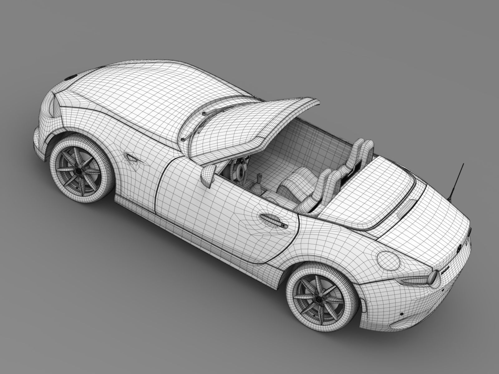 Mazda Roadster ND 2017 3D model_17