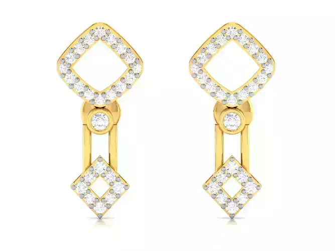 Women earrings 3dm render detail 3D print model