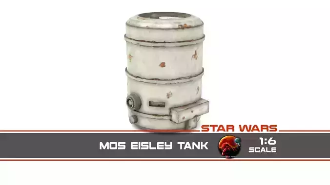Star Wars Mos Eisley Tank  1-6 scale Hottoys  3D print model