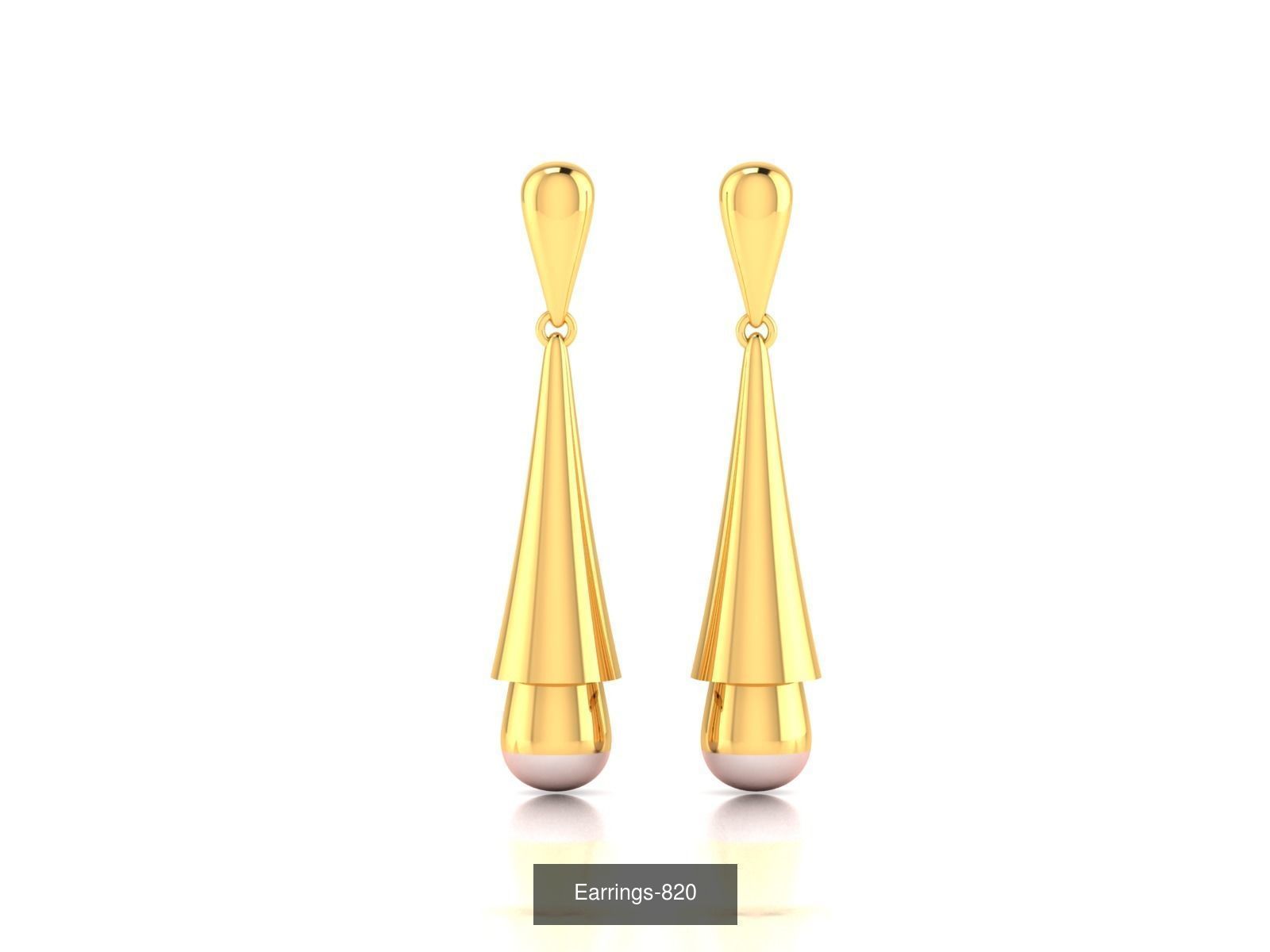 98 LIGHT WT EARRINGS 3D Model Collection_31