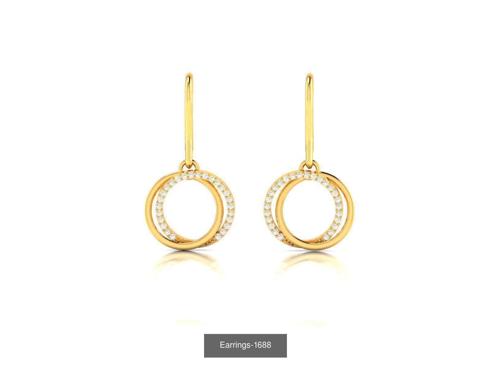 98 LIGHT WT EARRINGS 3D Model Collection_39