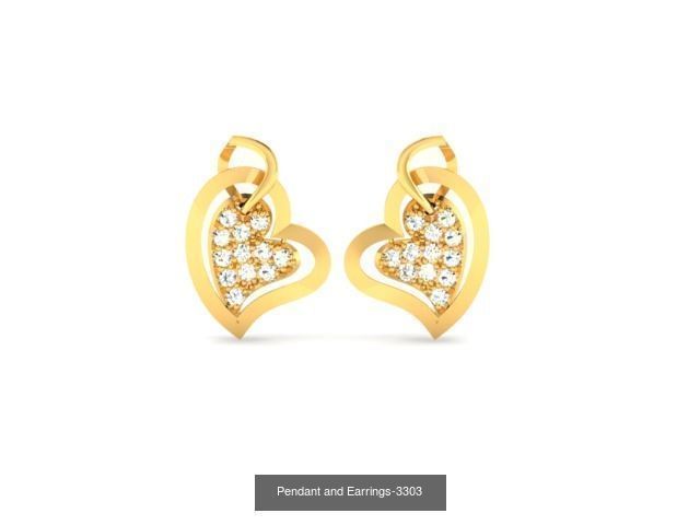 98 LIGHT WT EARRINGS 3D Model Collection_106