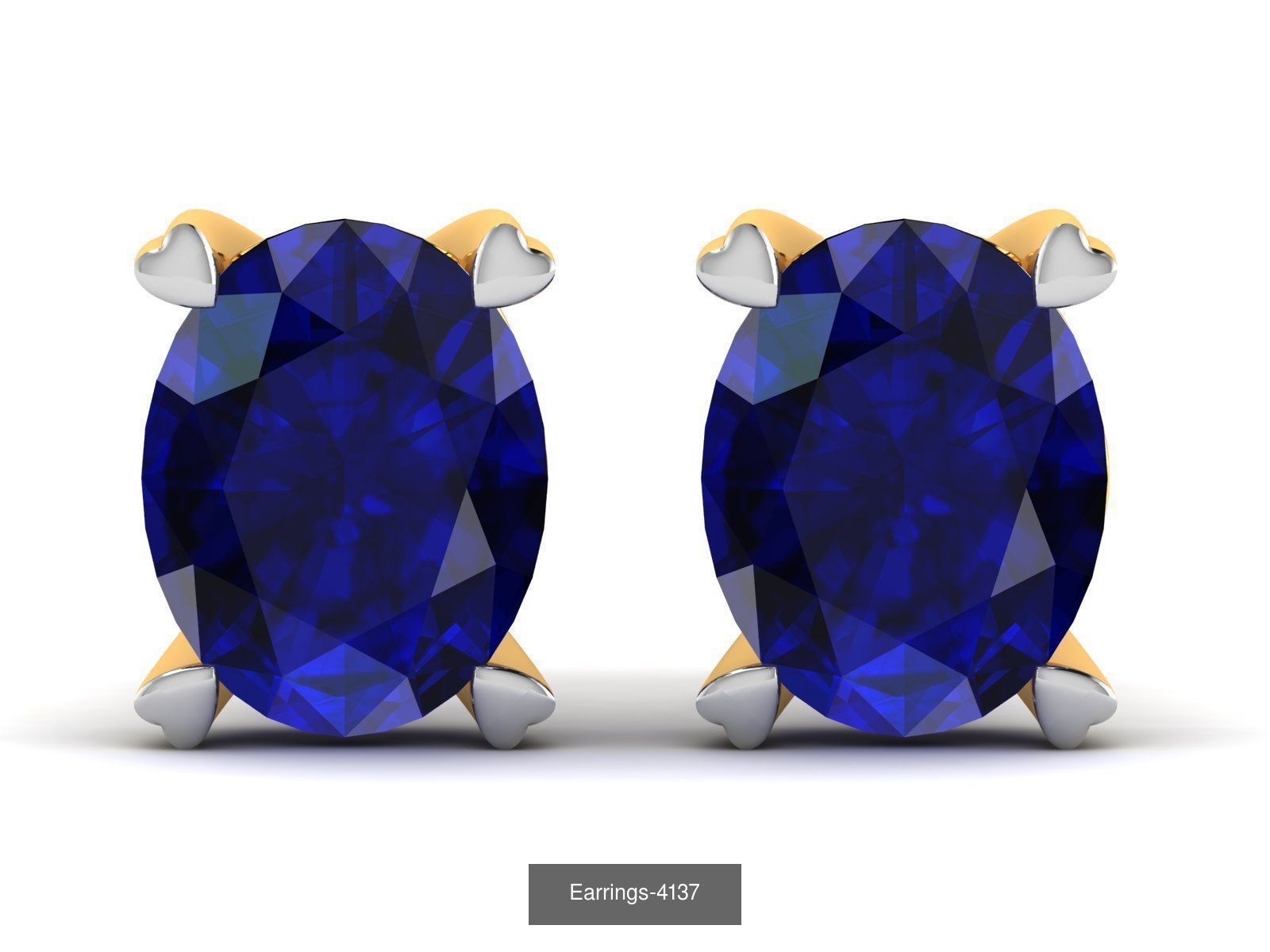98 LIGHT WT EARRINGS 3D Model Collection_71