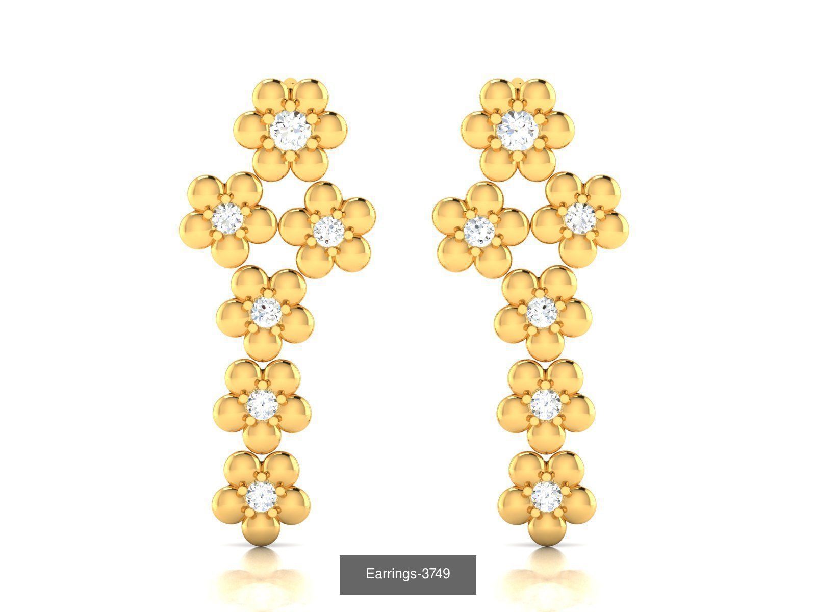 98 LIGHT WT EARRINGS 3D Model Collection_90