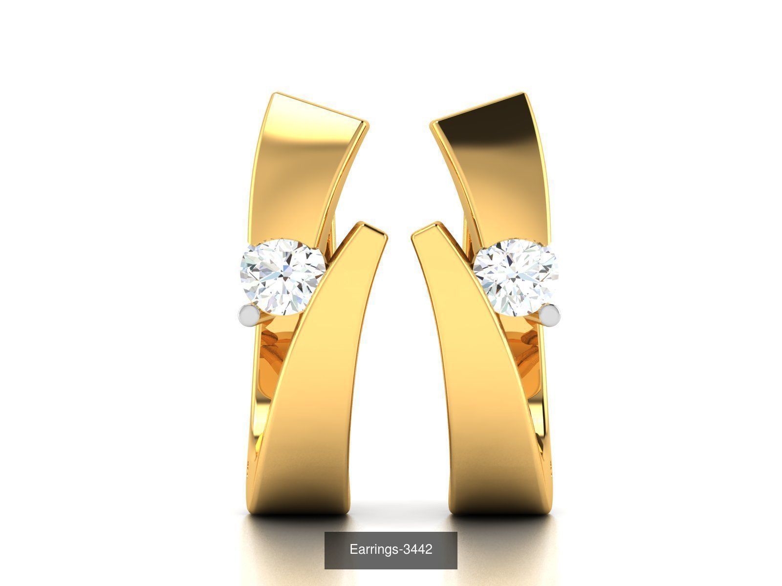 98 LIGHT WT EARRINGS 3D Model Collection_103