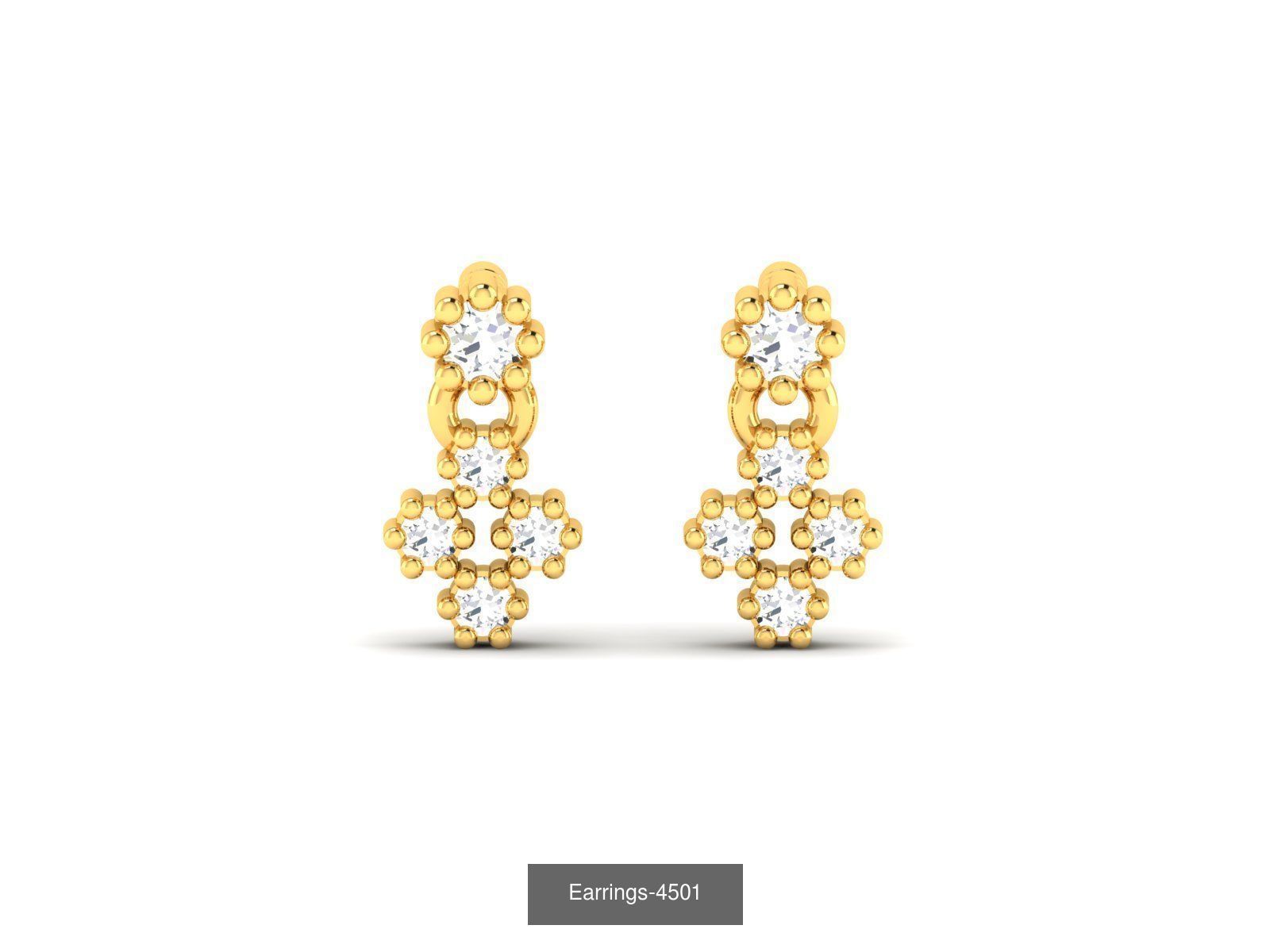 98 LIGHT WT EARRINGS 3D Model Collection_66