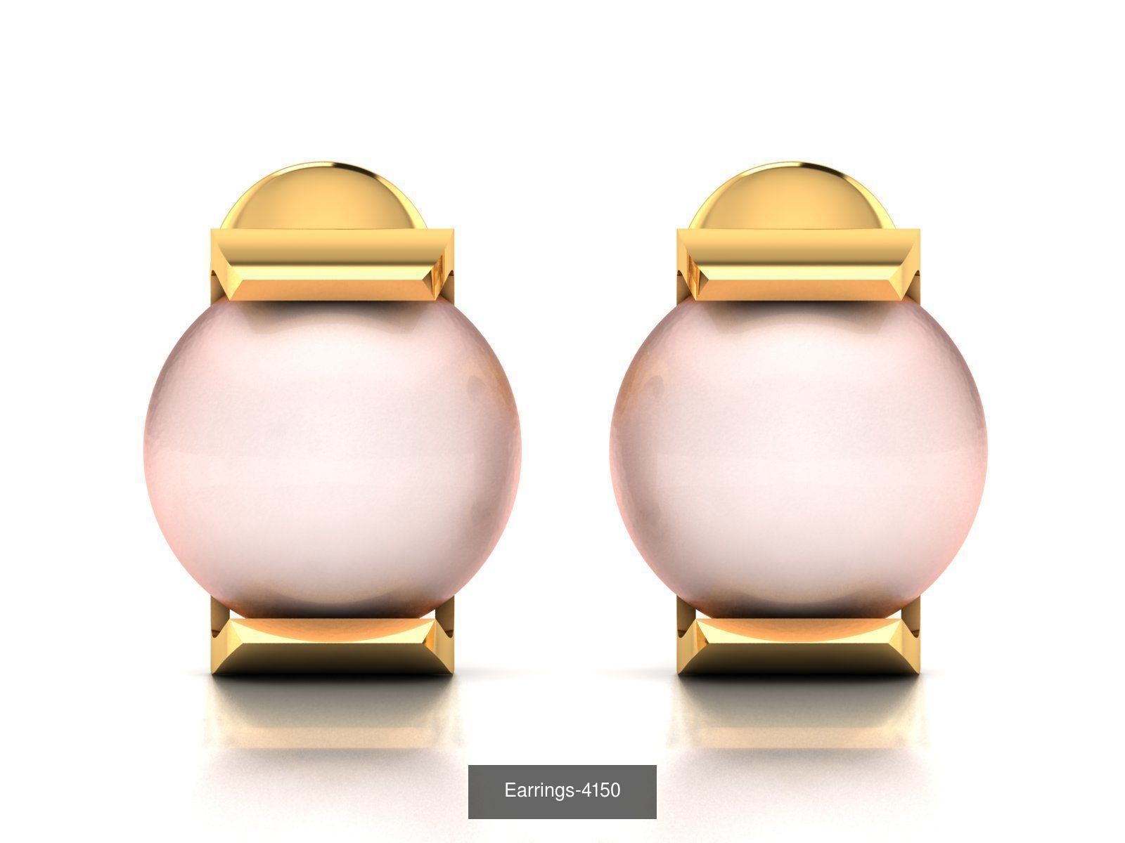 98 LIGHT WT EARRINGS 3D Model Collection_70