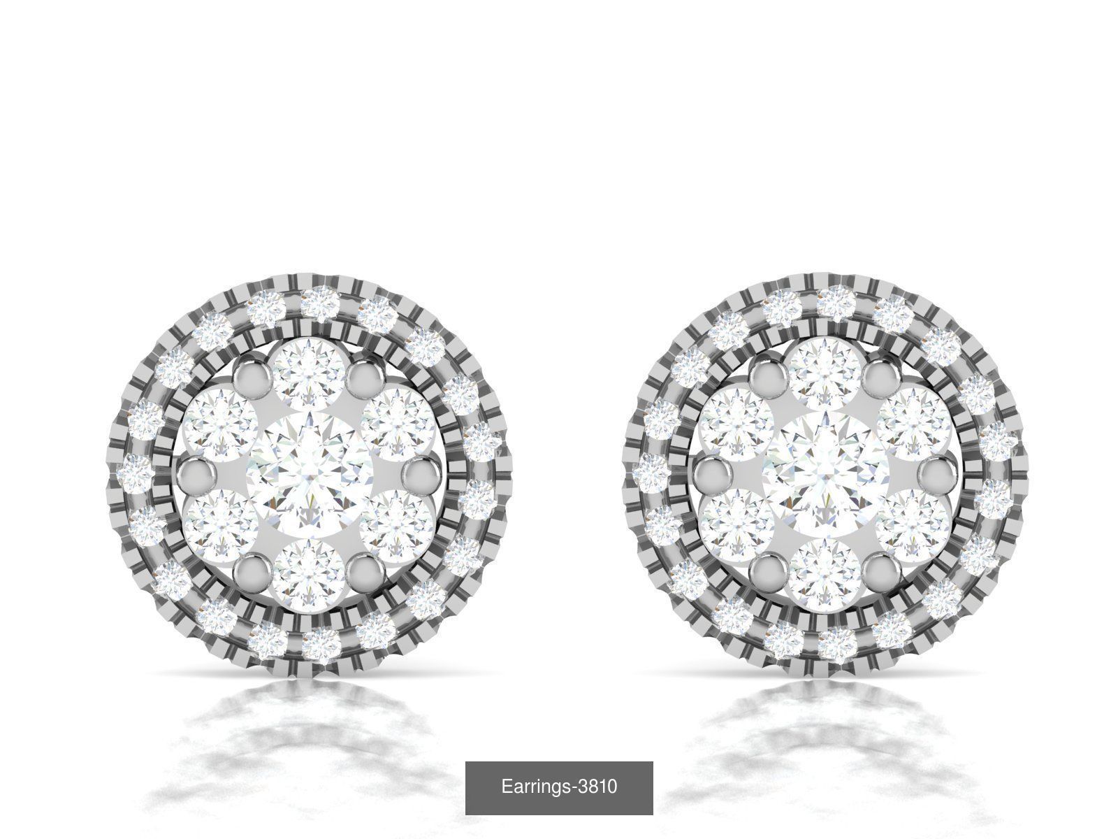 98 LIGHT WT EARRINGS 3D Model Collection_81