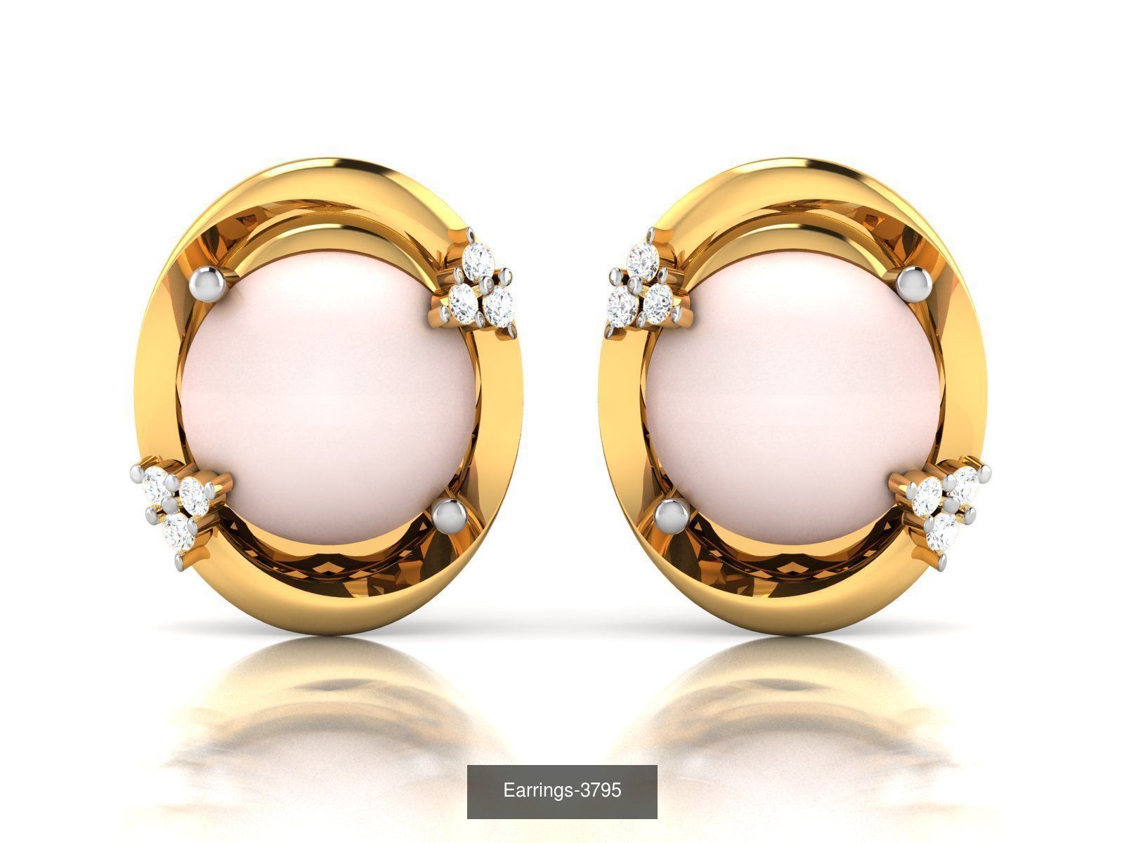 98 LIGHT WT EARRINGS 3D Model Collection_85