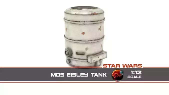 Star Wars Mos Eisley Tank  1-12 scale Blackseries  3D print model