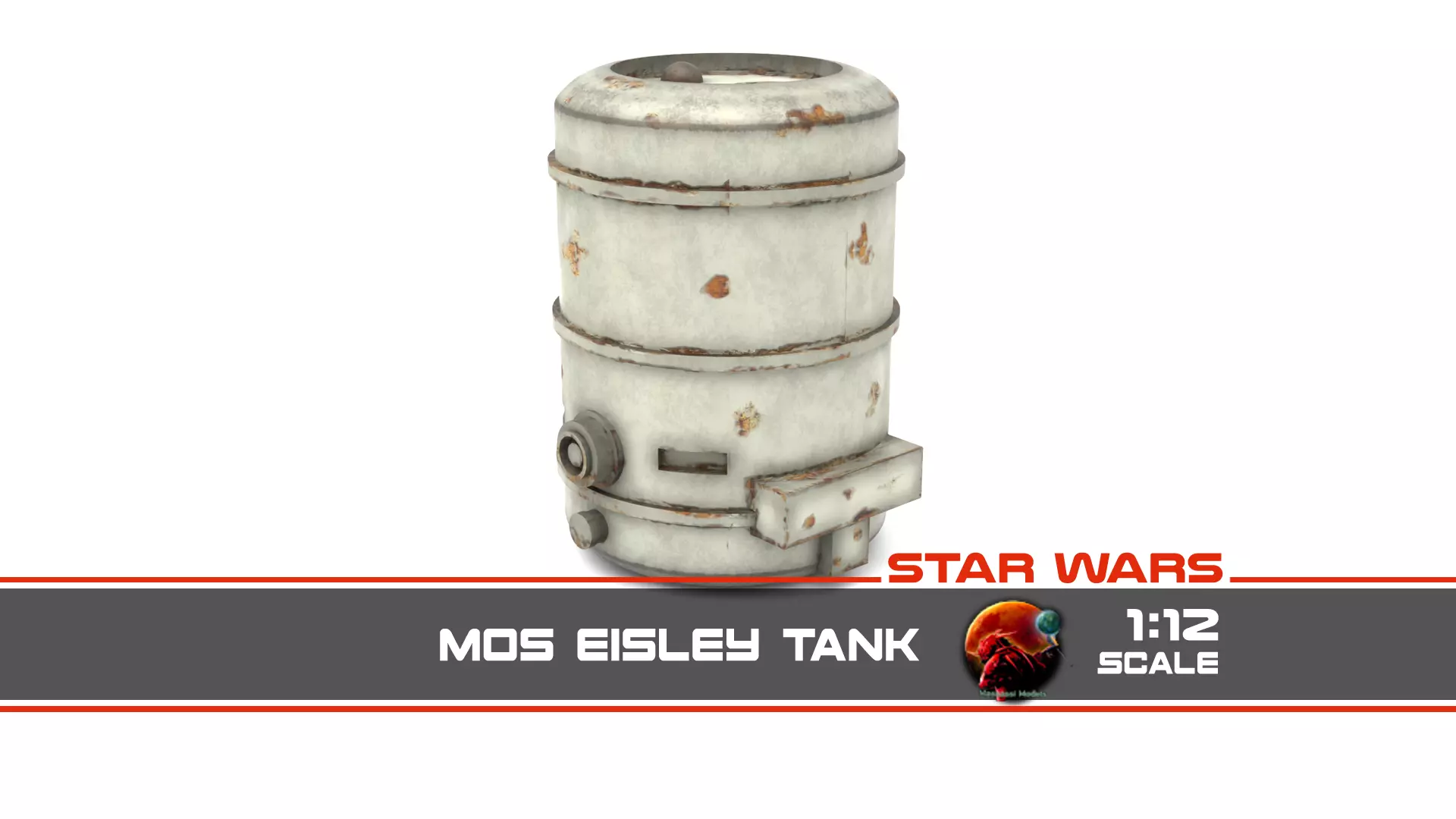 Star Wars Mos Eisley Tank  1-12 scale Blackseries  3D print model_0