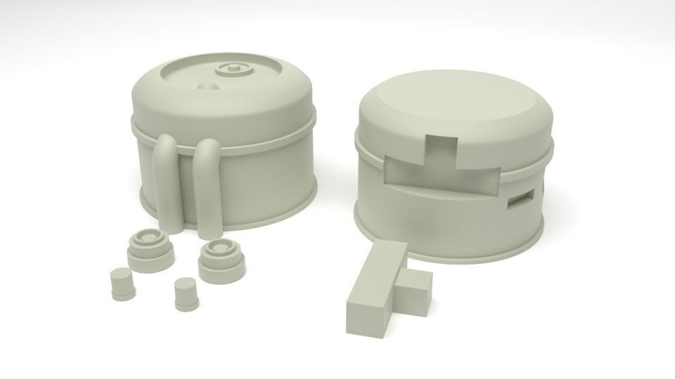 Star Wars Mos Eisley Tank  1-18 scale Kenner Hasbro  3D print model_8