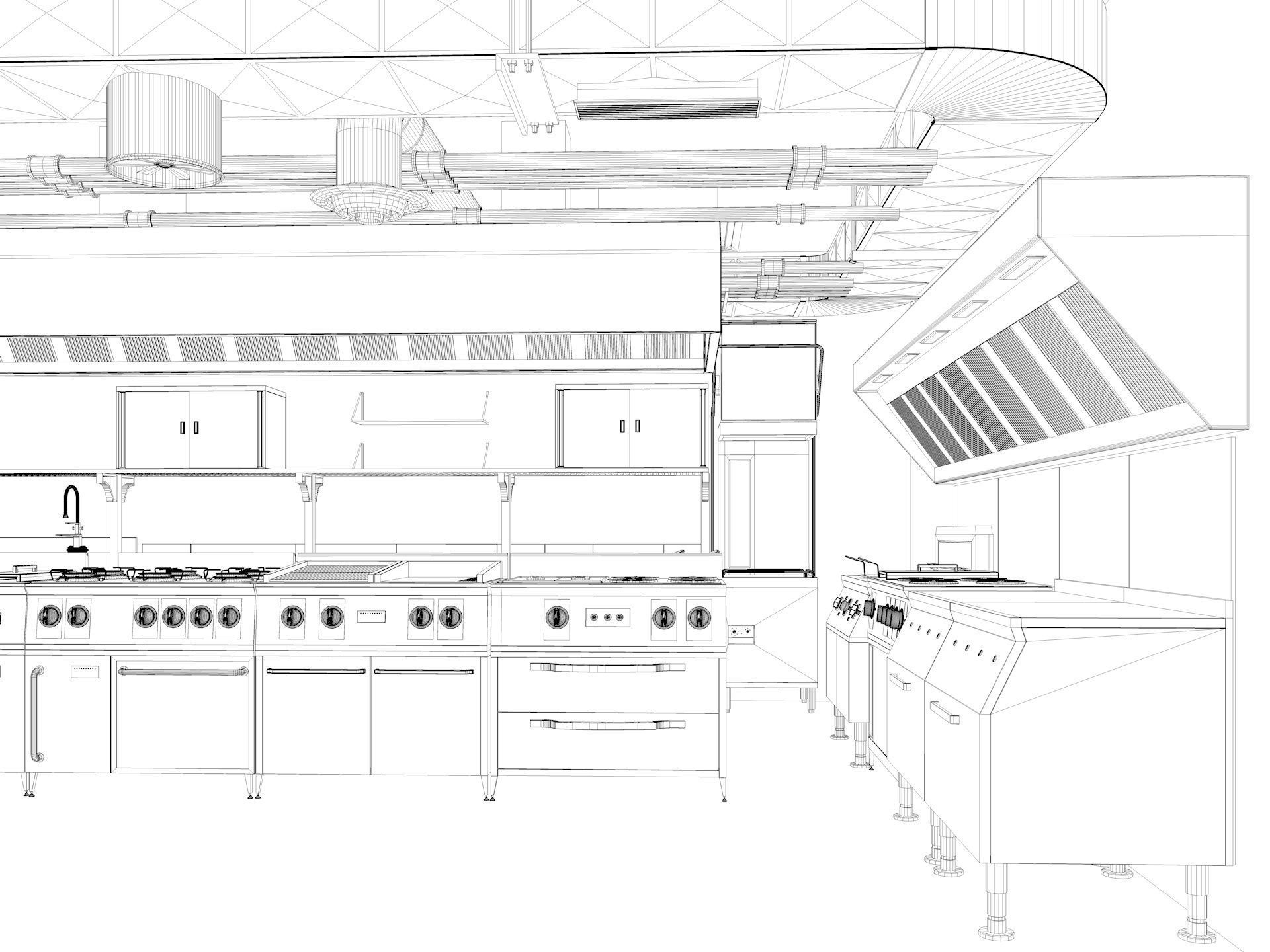 Commercial Kitchen 3 3D model_13