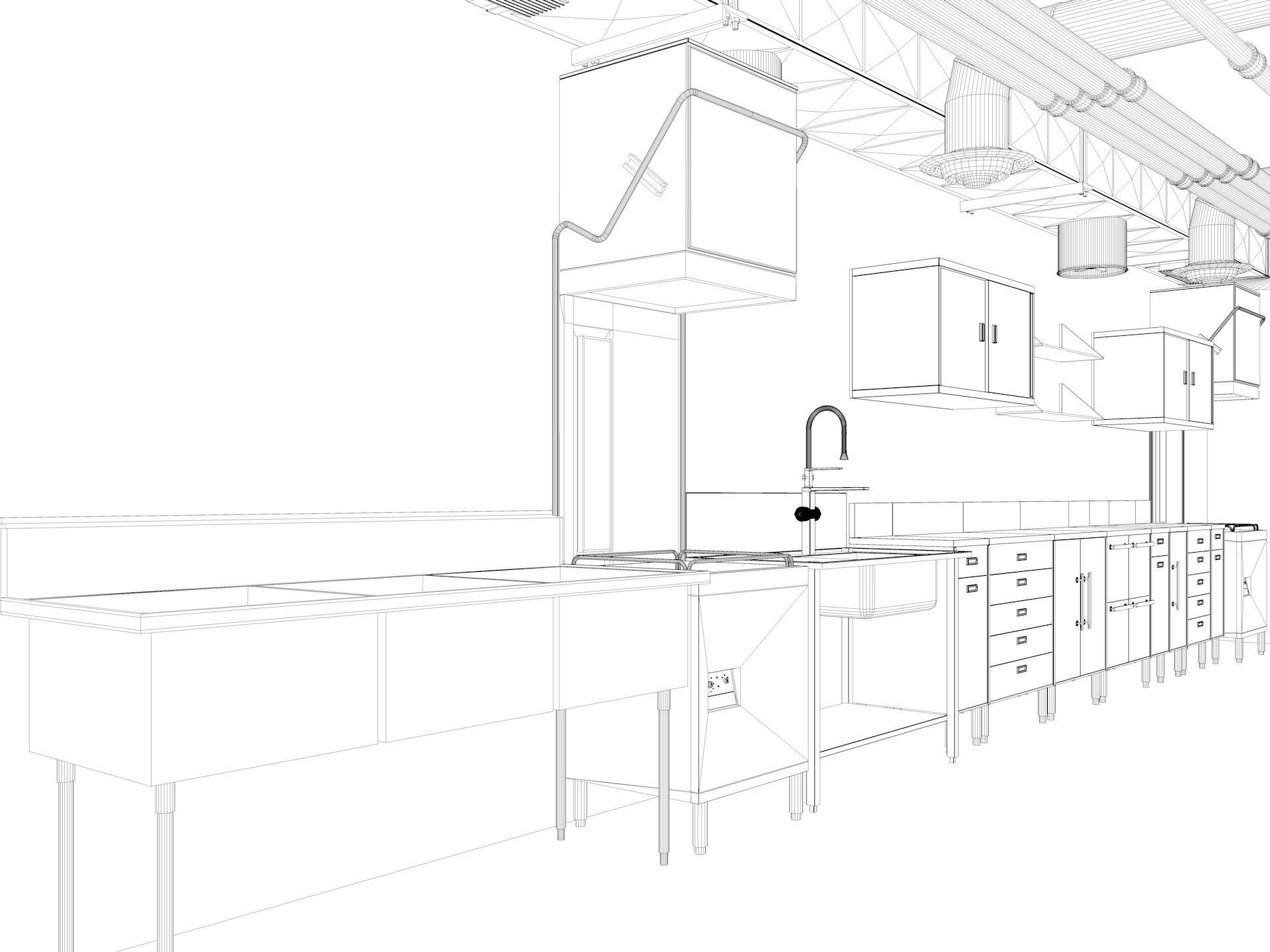 Commercial Kitchen 3 3D model_15