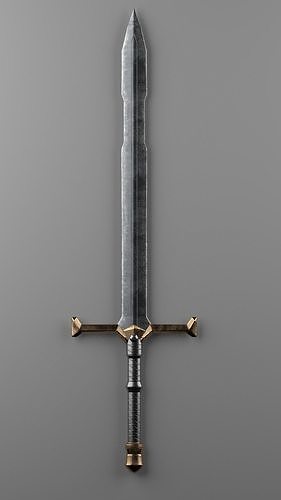 sword of kings Free low-poly 3D model