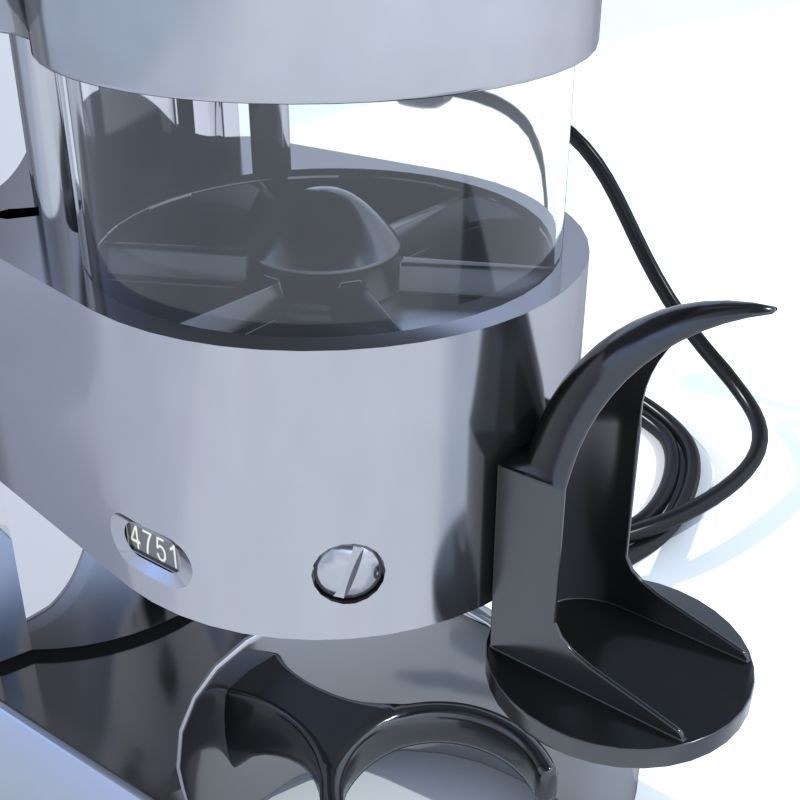 Faema e61 espresso machine and  FP Grinder with a coffee cup 3D model_14