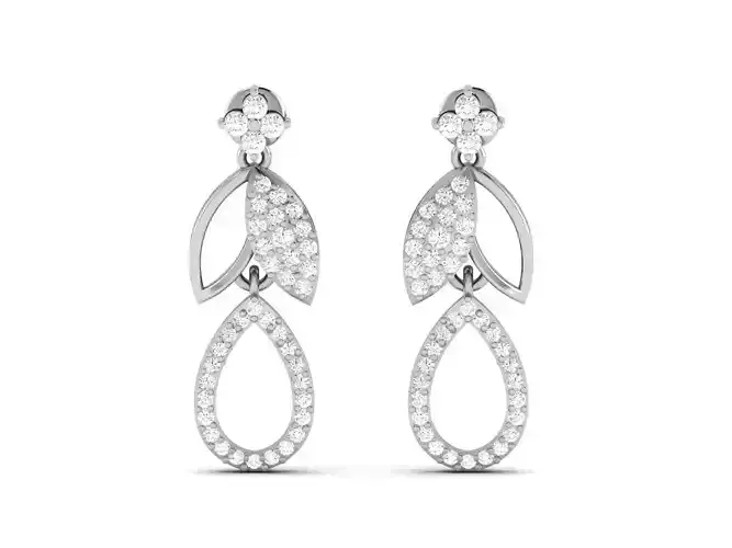 Women earrings 3dm render detail 3D print model