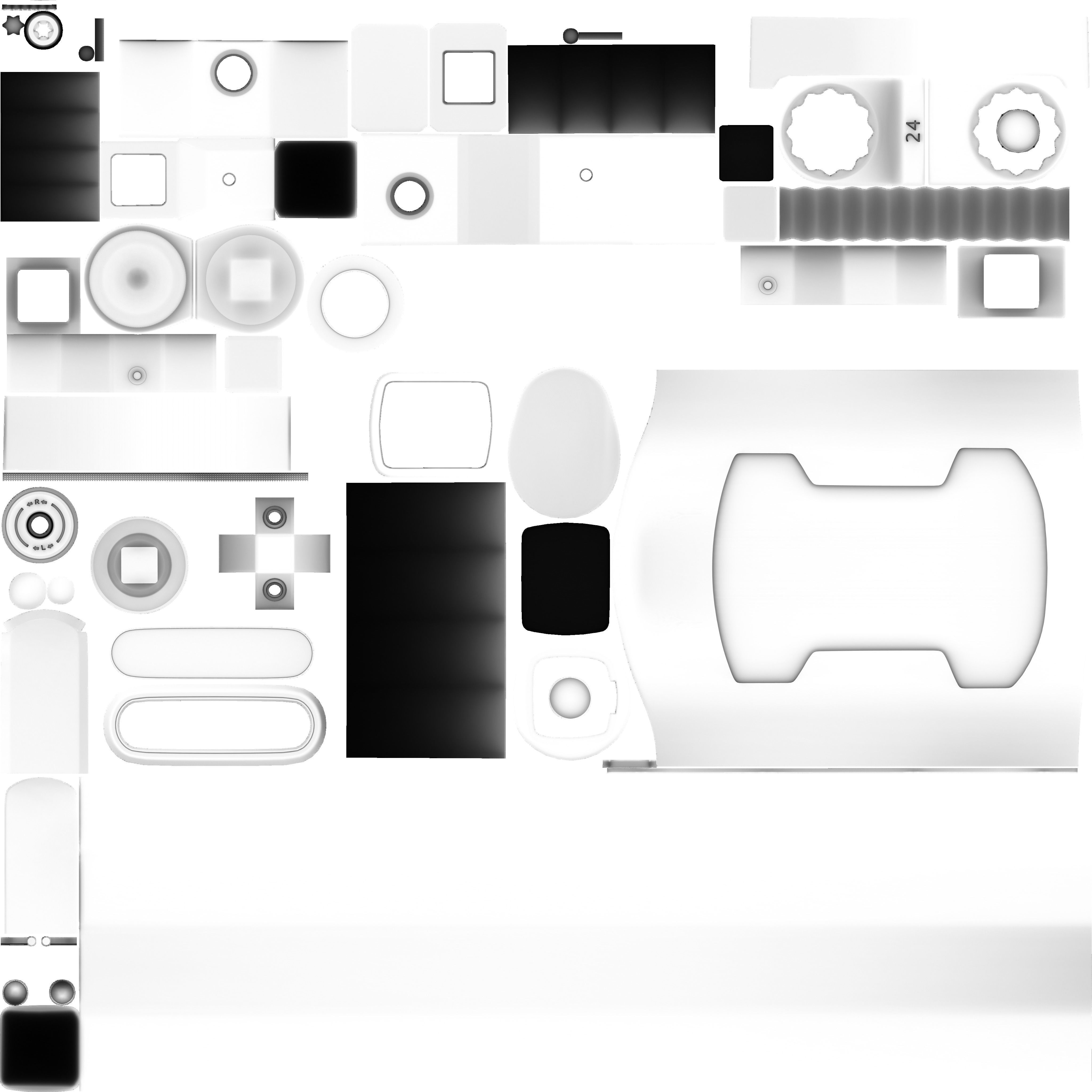 Torque wrench tool Low-poly 3D model_13