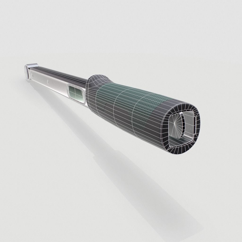Torque wrench tool Low-poly 3D model_8