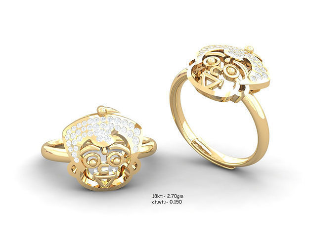 Ring-3049 gold ring 3D print model