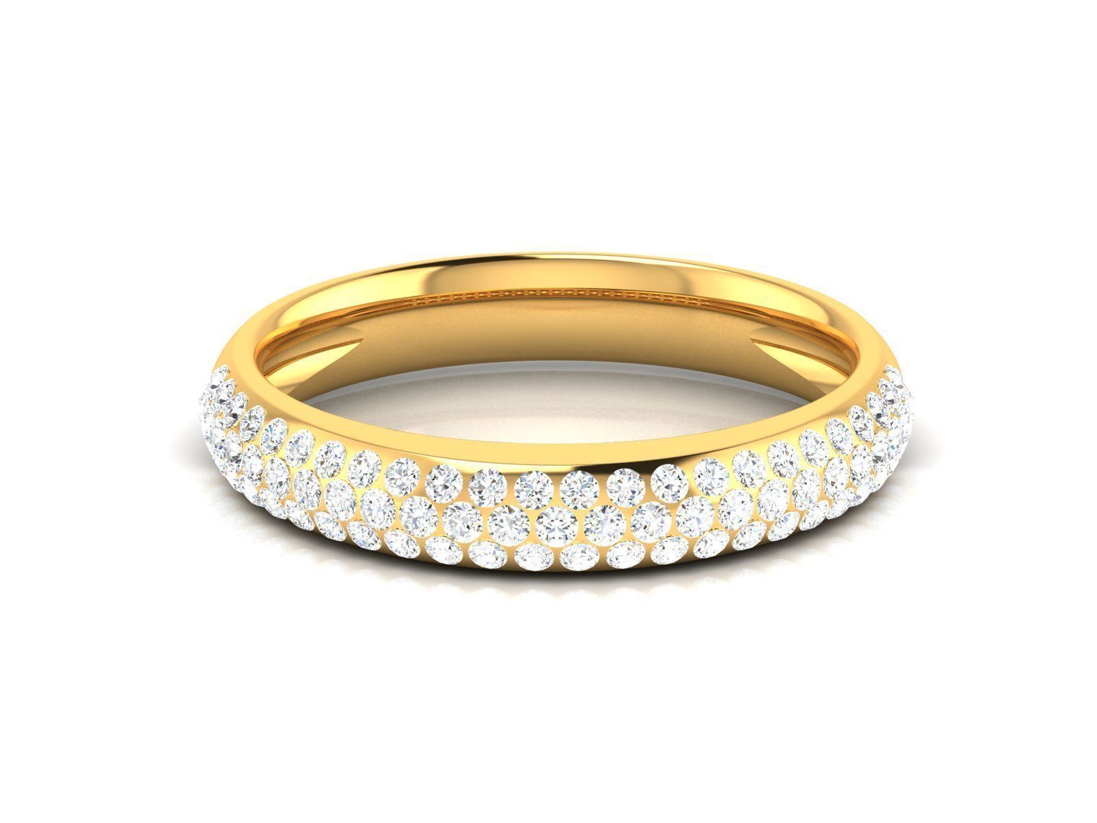 Ring-3025 diamond eternity ring gold 3D print model_7