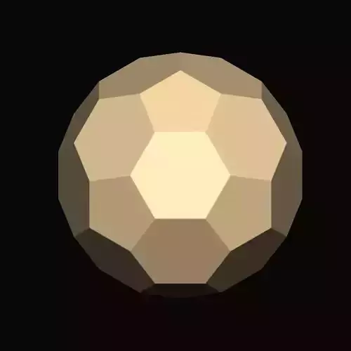 Diamond ball 3D model STL printing file