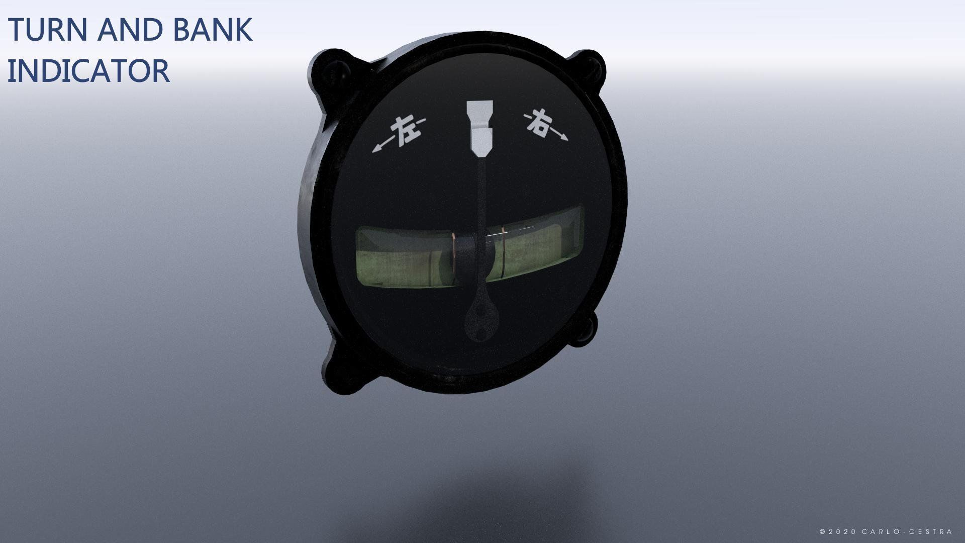 WW2 IMPERIAL JAPANESE FLIGHT INSTRUMENTS - ASSET PACK Low-poly 3D model_17