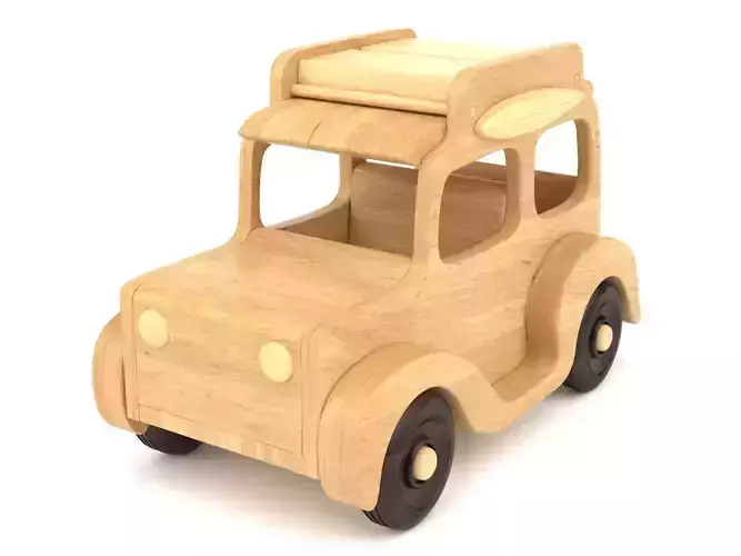 Wooden toy car 30