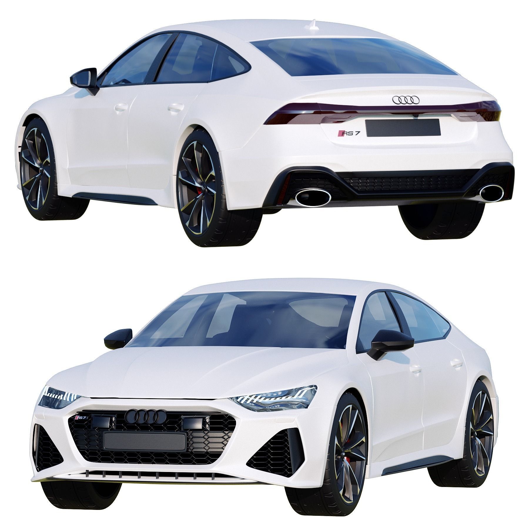 Audi RS7 3D model_2