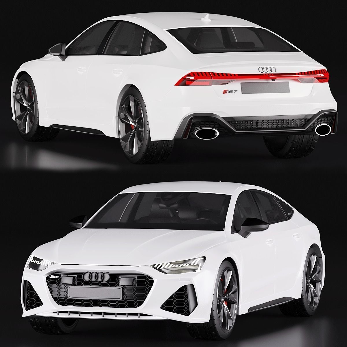 Audi RS7 3D model_3