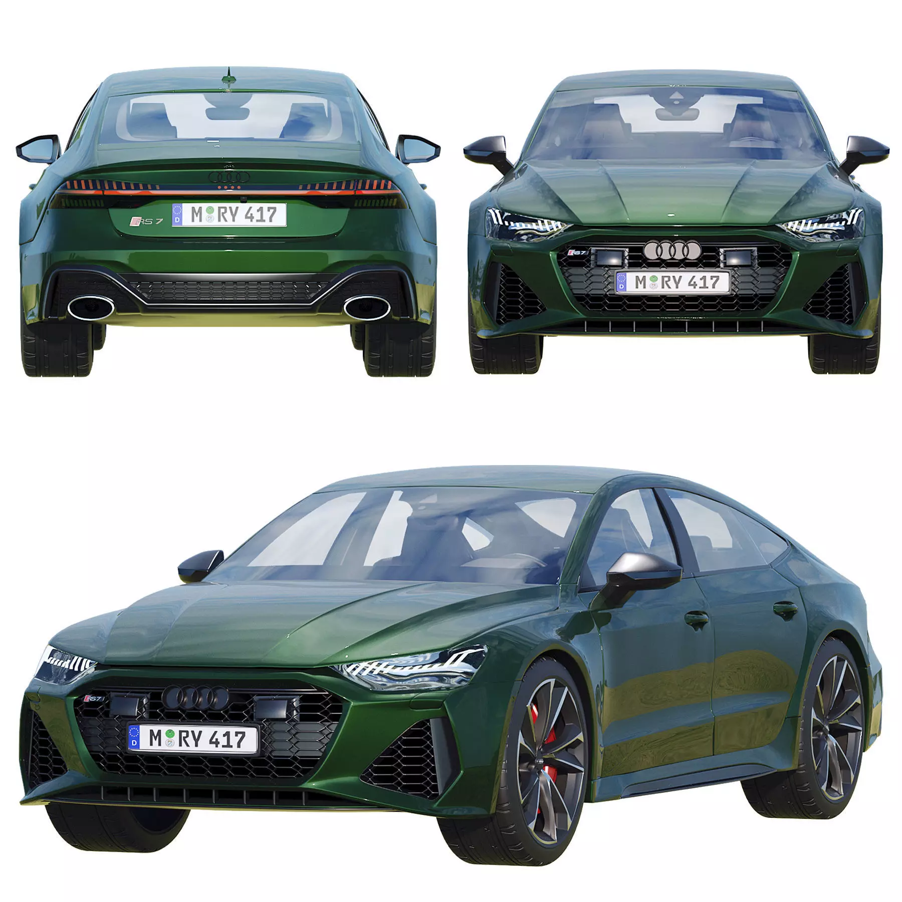 Audi RS7 3D model_0