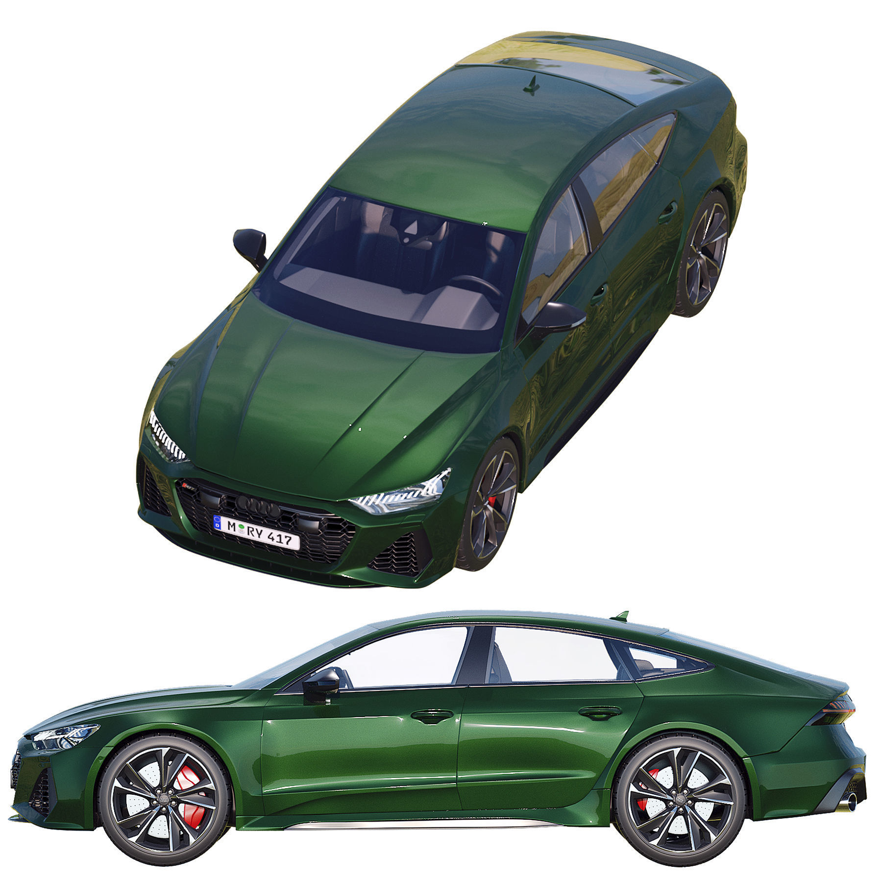 Audi RS7 3D model_1