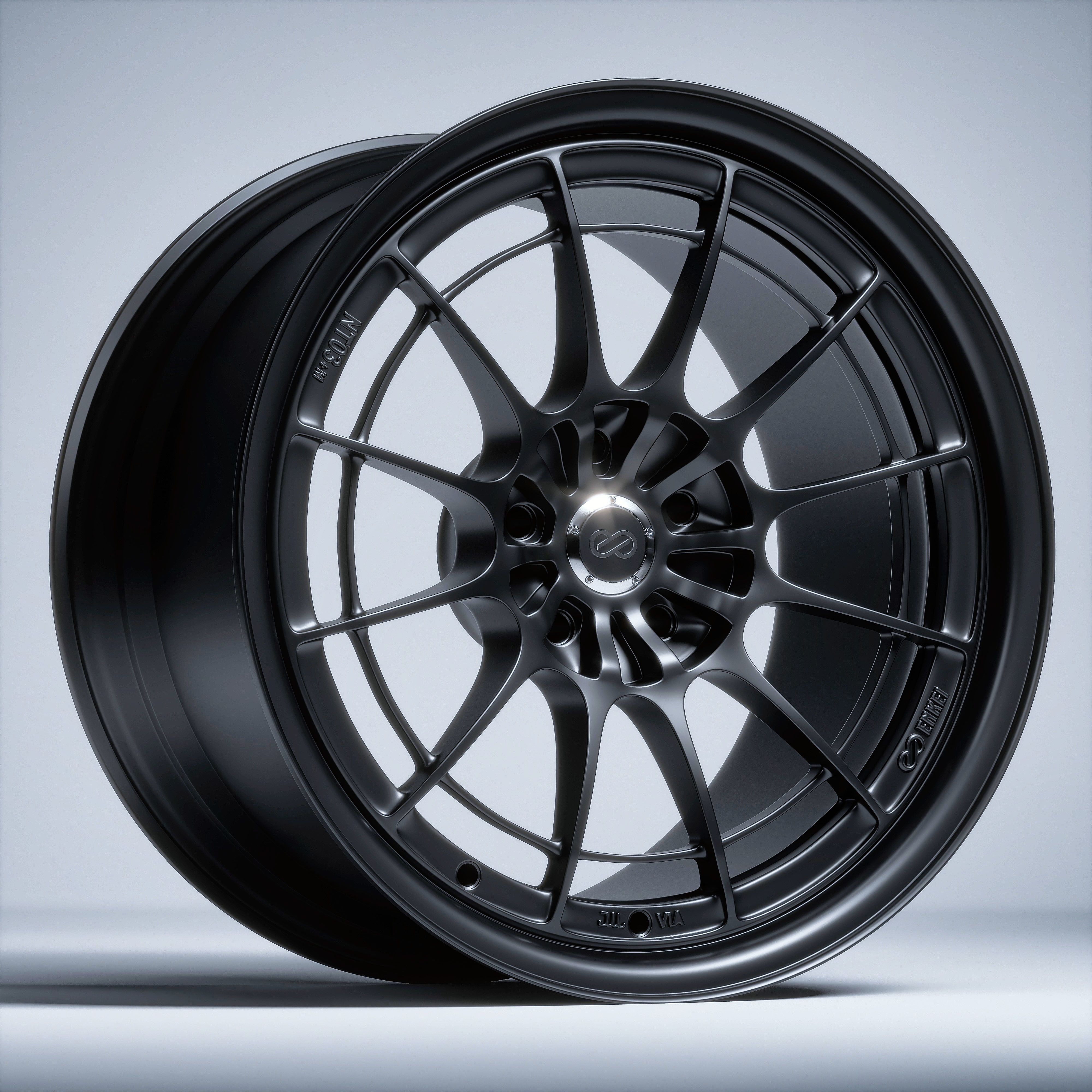 Enkei Wheels - nt03m Low-poly 3D model_4