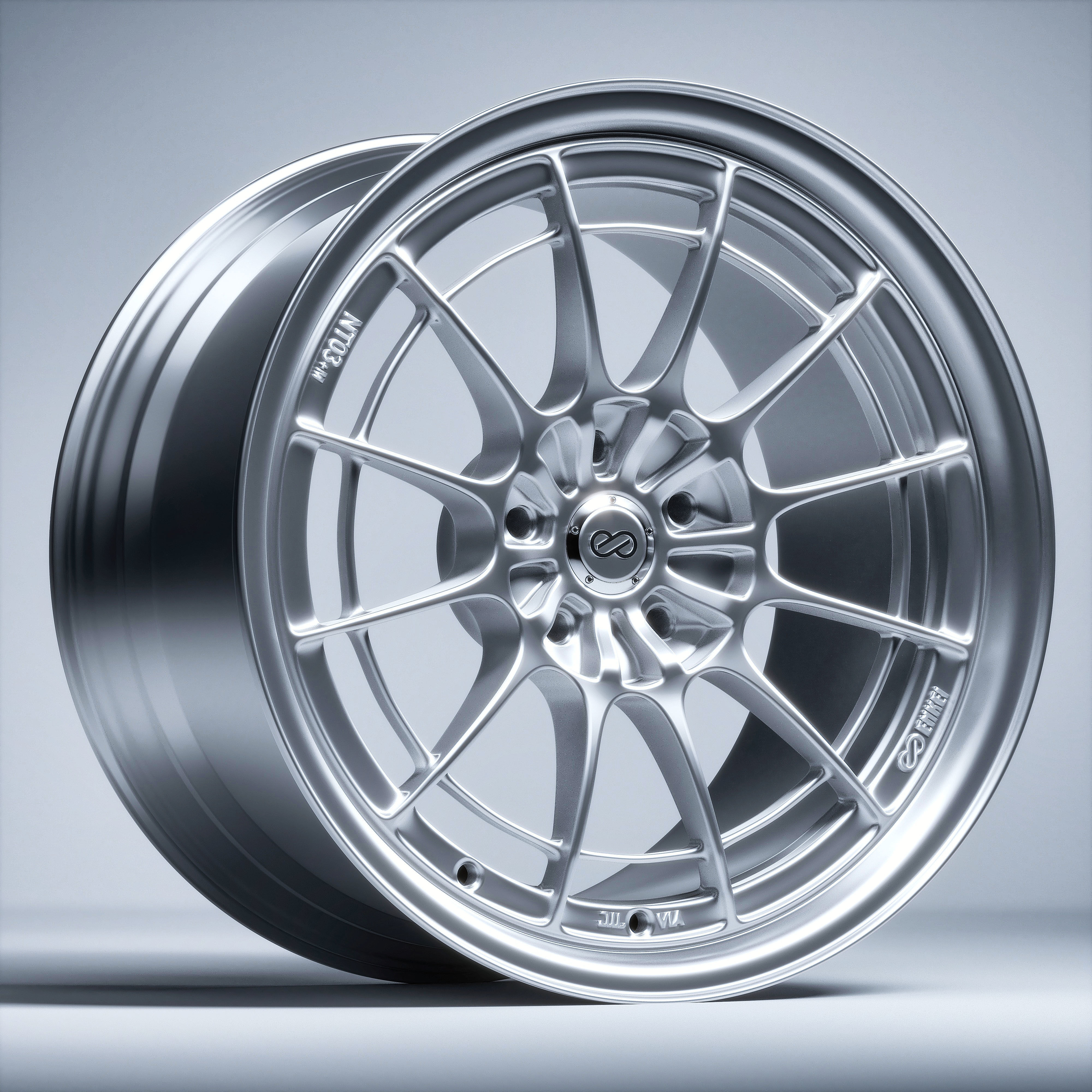 Enkei Wheels - nt03m Low-poly 3D model_3