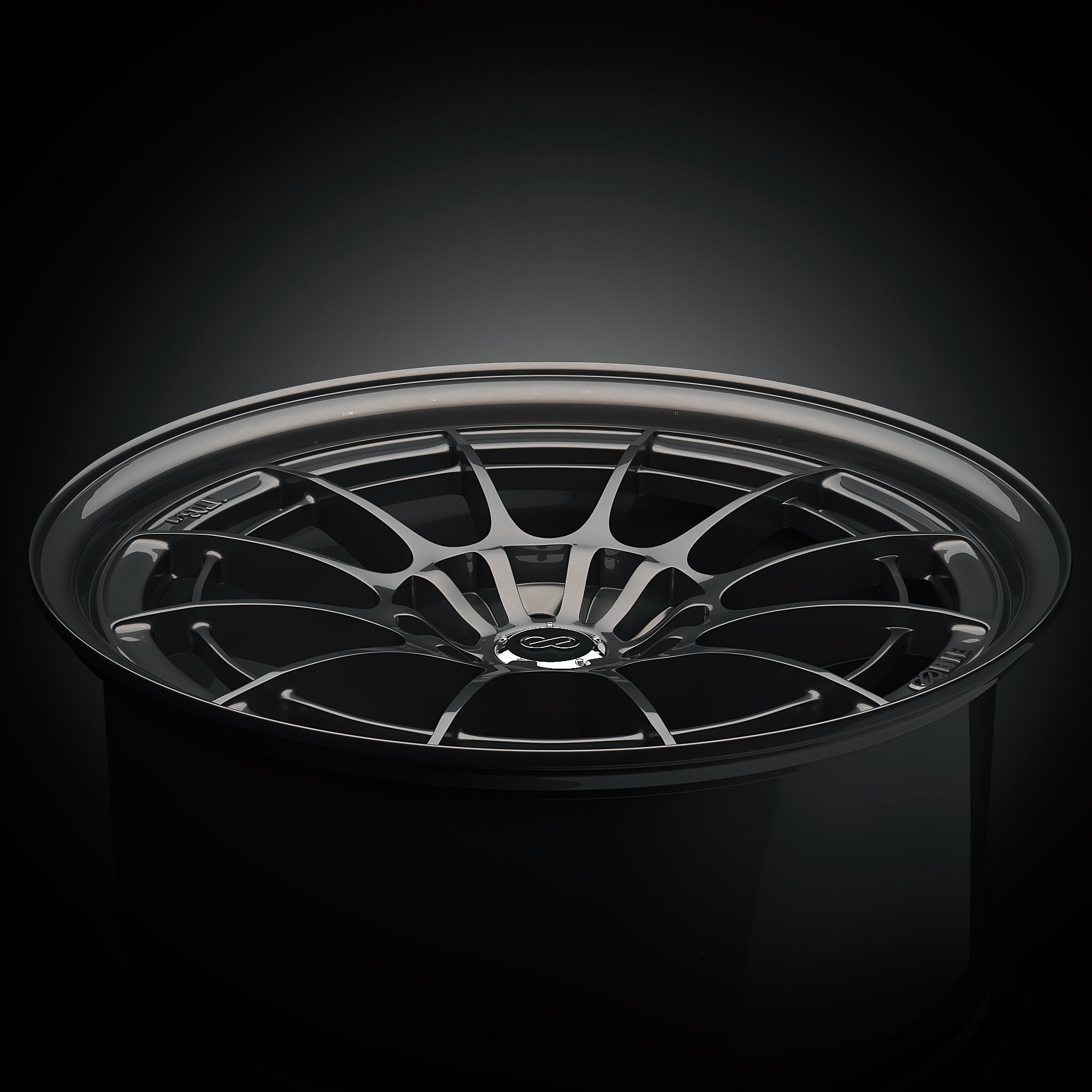 Enkei Wheels - nt03m Low-poly 3D model_7