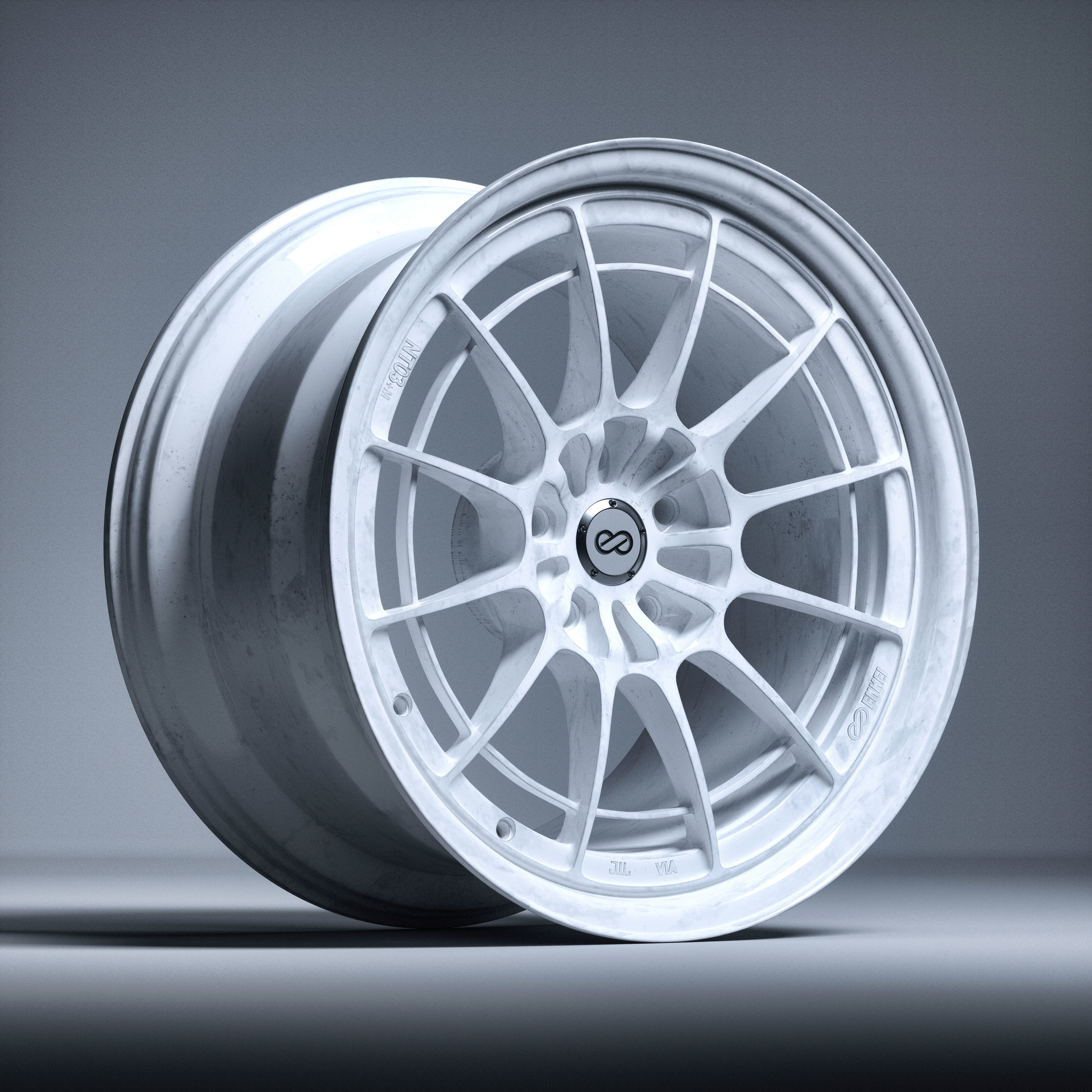Enkei Wheels - nt03m Low-poly 3D model_1